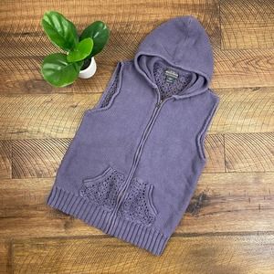 WOOLRICH XL crochet sleeveless sweater